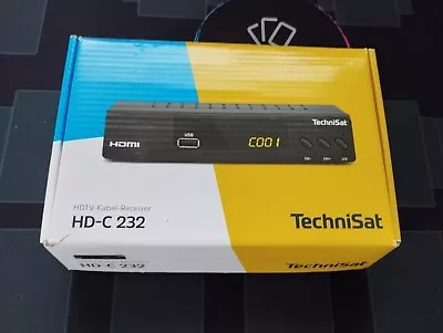 Kaufen TechniSat HD-C 232 Kabelreceiver - Schwarz (0000/4830) | Neuwertig | Mit OVP • 12.90€