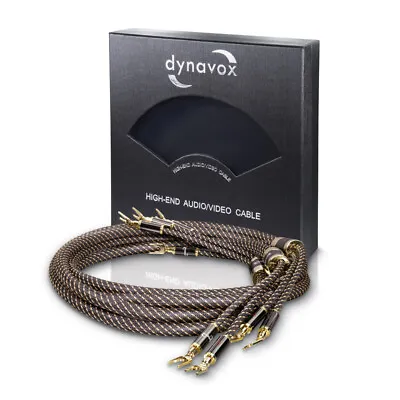 Kaufen Dynavox Black Line LS-Kabel, High-End Lautsprecherkabel 2 X 2,0 M *B-Ware* • 150€