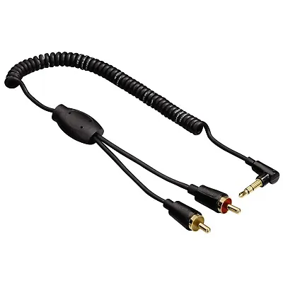 Kaufen Hama Spiral AUX-Kabel 3,5mm Klinke Auf RCA Cinch Adapter PC Notebook An TV HiFi • 7.90€