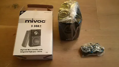 Kaufen Mivoc S308R REAR High End Micro Mini Schwere Satelliten Box Lautsprecher Schwarz • 25€