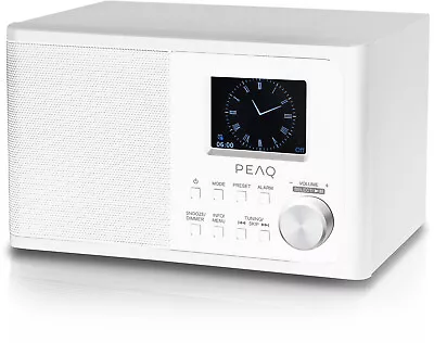 Kaufen PEAQ PDR170BT-W-1  DAB+ Radio, DAB+, DAB, FM, Bluetooth, Weiß • 59.99€