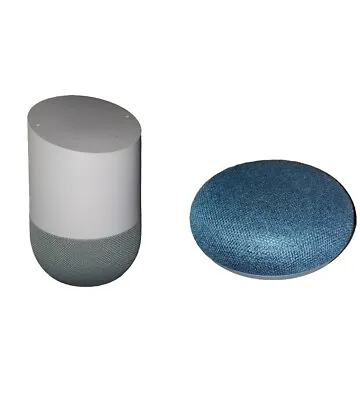 Kaufen Google Home Lautsprecher  (weiß/grau) + Google Home Mini (carbon) SET • 15.50€