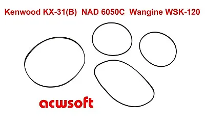 Kaufen Riemen Belts For Kenwood KX-31 KX-31B / NAD 6050C / Wangine WSK-120 Tape Deck • 15.95€
