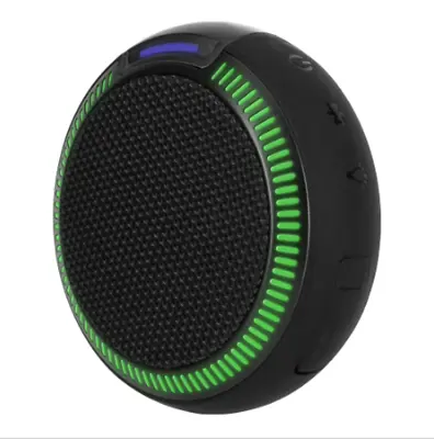 Kaufen XQISIT Tragbarer Drahtloser LED Bluetooth HD Sound Lautsprecher Street Party S - Schwarz • 14.70€