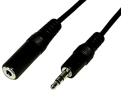 Kaufen 20m Stecker Buchse Klinke Verlängerungskabel AUX 3,5mm Mikrofon Kopfhörer Kabel • 9€