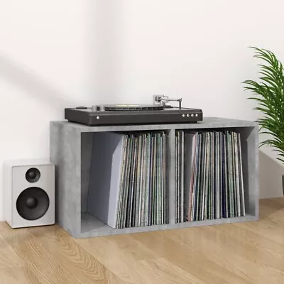 Kaufen Schallplatten-Aufbewahrungsbox Betongrau 71x34x36 Cm • 53.96€