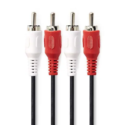 Kaufen Cinch Kabel Anschluss Kabel Audio Chinch RCA Verbindungskabel 1m 2m 3m 5m 10m • 4.49€
