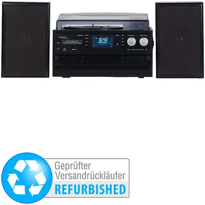 Kaufen Auvisio 5in1-Plattenspieler Mit DAB+/FM-Radio, Bluetooth (Versandrückläufer) • 169.92€