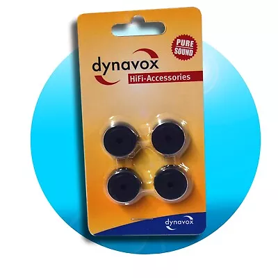 Kaufen DYNAVOX Aluminium Gerätefüsse Mini Schwarz 4er Set • 8.63€