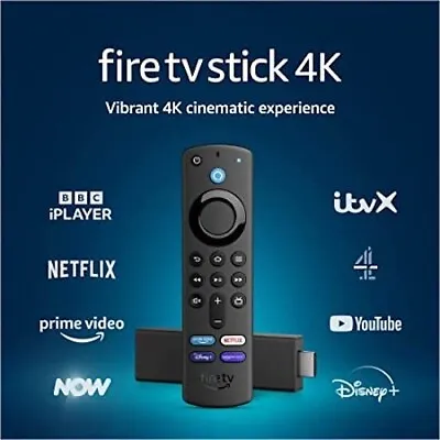 Kaufen Amazon Fire Stick 4K Ultra HD Firestick TV Stick Streaming Alexa Sprachfernbedienung • 45.10€