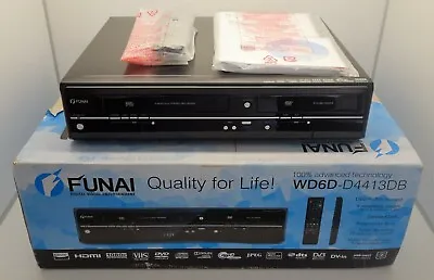 Kaufen Funai WD6D-D4413DB - DVD + VHS Video Recorder - VCR - DVD Rekorder Kombigerät • 449€