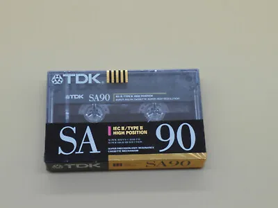 Kaufen TDK SA 90 Musikkassetten MC TAPE 90 Minuten Neu & Eingeschweißt • 11.99€