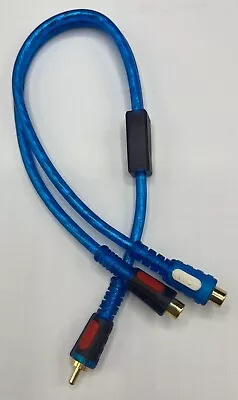 Kaufen Cinch Y Kabel Adapter Cinch Stecker Auf 2x Chinch Buchse Car Hifi Qualität • 1.80€