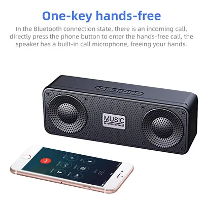 Kaufen Lautsprecher Bluetooth 5.0 Subwoofer Bass Stereo Kabellos Soundbox Musikbox DE • 13.85€
