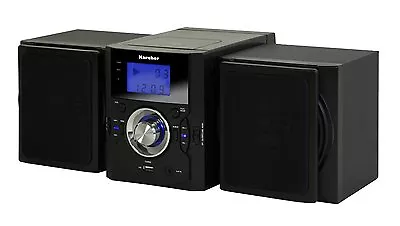 Kaufen Karcher MC 6420 Musikcenter Stereoanlage Kompakt CD MP3-Player USB Radio Schwarz • 49.99€