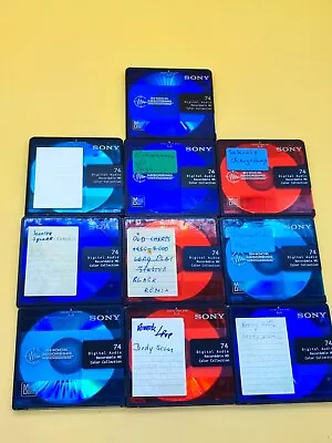 Kaufen 10x Sony Minidisc MD 74 Color Collection Mix Blankdisc Leer Minidisk Händler  • 41.99€