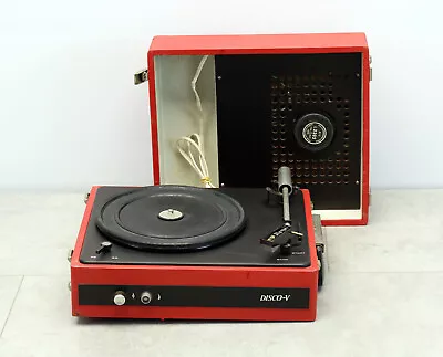 Kaufen RFT Phonomat Disco-V Vintage Koffer-Plattenspieler / Schallplattenspieler • 24.99€
