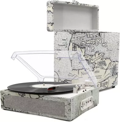 Kaufen Plattenspieler, Vinyl-Schallplattenspieler Mit Eingebauten Lautsprechern 3-Gang • 132.99€
