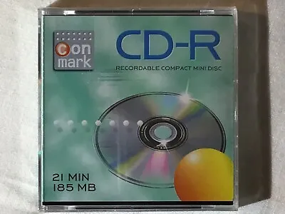 Kaufen CD-R 8cm Conmark Pocket Size 185 MB Mini CD-R Recordable Compact Mini Disc 21Min • 11.50€