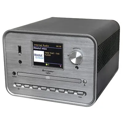 Kaufen Soundmaster ICD1050SW Internetradio WLAN DAB+ Bluetooth CD USB MP3 APP Wecker • 189€
