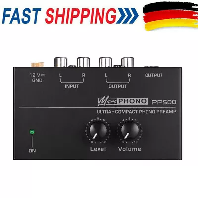Kaufen PP500 Ultra-compact Phono-Vorverstärker Phono Preamp Mit Pegelreglern DEU • 17.65€