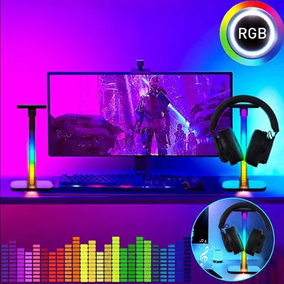Kaufen RGB Gaming Kopfhörer Ständer Headset Ständer Kopfhörerhalter Headset Halterung • 13.39€