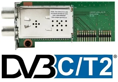Kaufen Dual Hybrid Tuner Für Octagon SF 4008 DVB-C DVB-T2 4K UHD • 69.90€