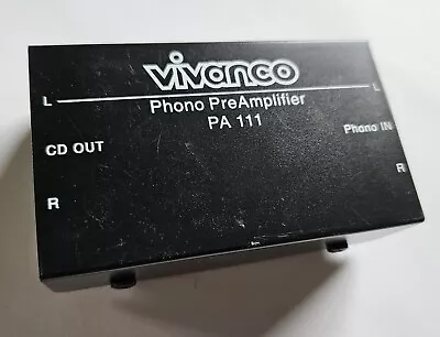 Kaufen Phono Vorverstärker Von Vivanco, Modell PA 111, Komplett In Originalverpackung • 1€