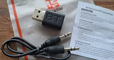 Kaufen 2-in-1 Bluetooth Adapter Transmitter Und Empfänger TV PC Audio Sender 3.5mm • 6€