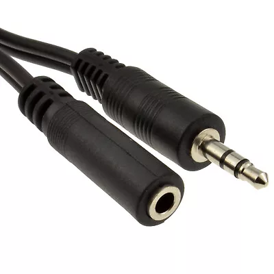 Kaufen 5m 3.5mm Stereo Stecker Kopfhörer Verlängerung Kabel Auf Buchse Audio 3.5 HQ • 4.84€
