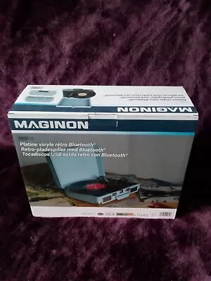Kaufen Maginon Rrp-1 Retro Plattenspieler Hellblau Usb Bluetooth Mp3 • 45€