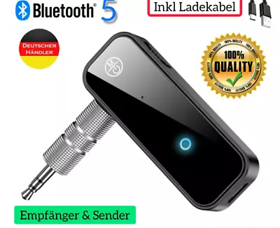 Kaufen Bluetooth Audio Receiver KFZ Adapter AUX-Kabel Auto 3.5mm Klinke USB Empfänger* • 11.99€