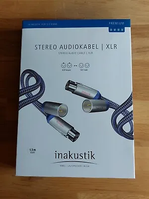 Kaufen Stereo Audiokabel XLR - Inakustik - 1,5m - 2 Stück • 50€