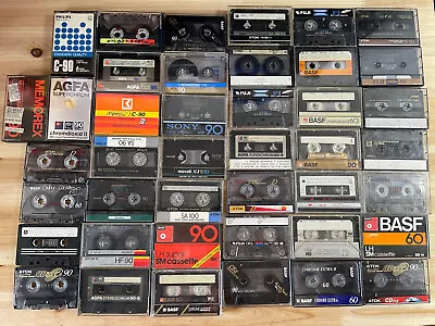 Kaufen 42x Audiokassette MC Tape - Bespielt Sammlung - TDK Agfa Sony BASF Uvm • 3.50€