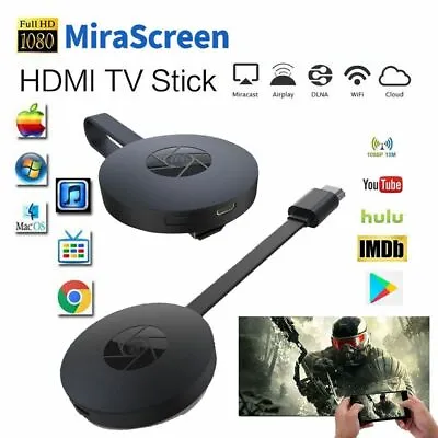 Kaufen Miracast HDMI TV Stick DLNA Airplay WiFi Dongle Receiver 1080p Media Streaming • 14.43€