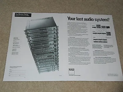 Kaufen NAD 1989 System Ad, Gesamte 1989 Line, 2600,2400,2100,7600, 7400,7100,1700,1300 • 10.23€