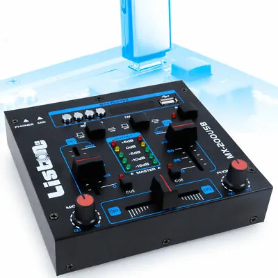 Kaufen Profi DJ Party Disco Mischpult Mixer MP3 Musik USB Crossfading Big Light • 39.99€