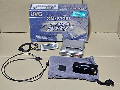 Kaufen JVC XM-R70SL Minidiscplayer PLAYER Portable Recorder Disk Spieler TOP Zustand • 149€