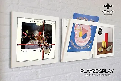 Kaufen ART VINYL Play & Display Flip Frame Bilderrahmen Für Vinyl-Schallplatten - Weiß • 58.31€