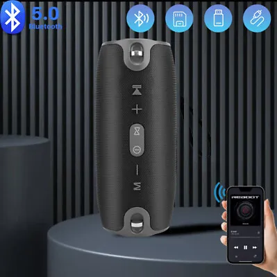 Kaufen 40W Tragbarer Wireless Bluetooth Lautsprecher Stereo Speaker SD AUX USB Musicbox • 20.98€