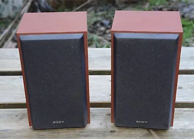 Kaufen SONY SS-CEH 10 Lautsprecher Speaker Regalboxen Box 2 Stück HiFi Holzoptik  • 21€