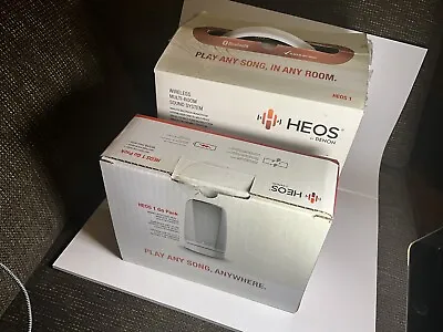 Kaufen Denon HEOS 1 HS2 Hi-Res. Multiroom-Lautsprecher Mit Go Pack Weiß In OVP • 175€