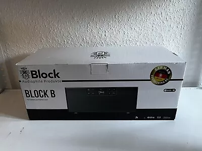 Kaufen Audioblock BLOCK B Netzwerklautsprecher Schwarz Neu • 175€
