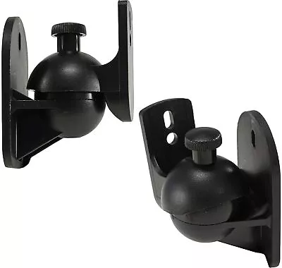 Kaufen 2 X Wandhalter Halterung Für Lautsprecher Dreh-/neigbar Max. 5kg  Schwarz Paar • 15.29€