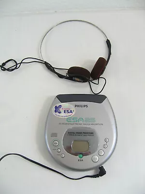 Kaufen PHILIPS CD Player Tragbarer ESA 25 Mit Kopfhörer  (141) • 5.53€