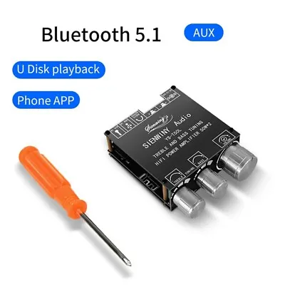 Kaufen -T50L Bluetooth Digital VerstäRkerplatine 50Wx2 BT5.1 Mit Front-End High-Ba N6T1 • 15.46€