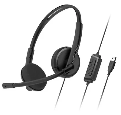 Kaufen Creative Labs HS-220 Headset Kabelgebundenes Kopfband Büro/Callcenter USB Typ-A Schwarz • 95.12€