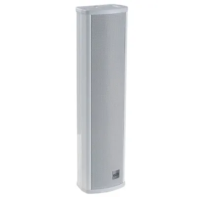 Kaufen 100 V Line 12 W Weiße Säule Lautsprecher & Halterung Premium Schmaler Hintergrund PA HiFi Audio • 49.32€