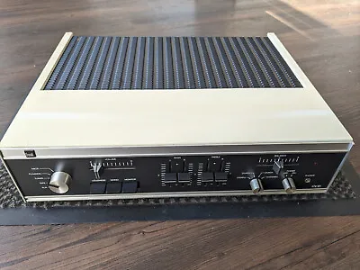 Kaufen Dual CV 61 W Stereo Quadrophonie Verstärker, Weiß Schleiflack, 1970er Jahre • 119.99€