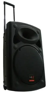 Kaufen E-Lektron EL38-M 900W Mobile PA Soundanlage Akku-MP3-USB-BT Mikrofone Rollkoffer • 276.99€